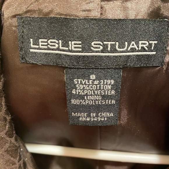 Brown Pattern Jacket - Picture 5 of 5